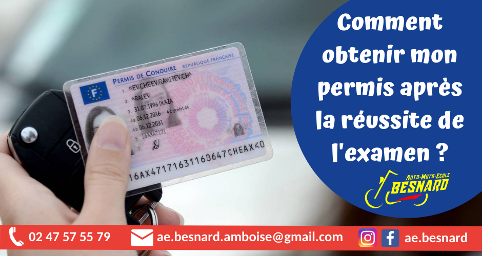 Comment obtenir son permis après la réussite de l’examen pratique ?
